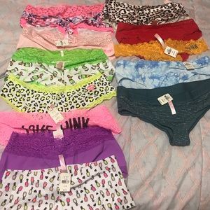 12 pair of Victoria’s Secret & PINK Panties.